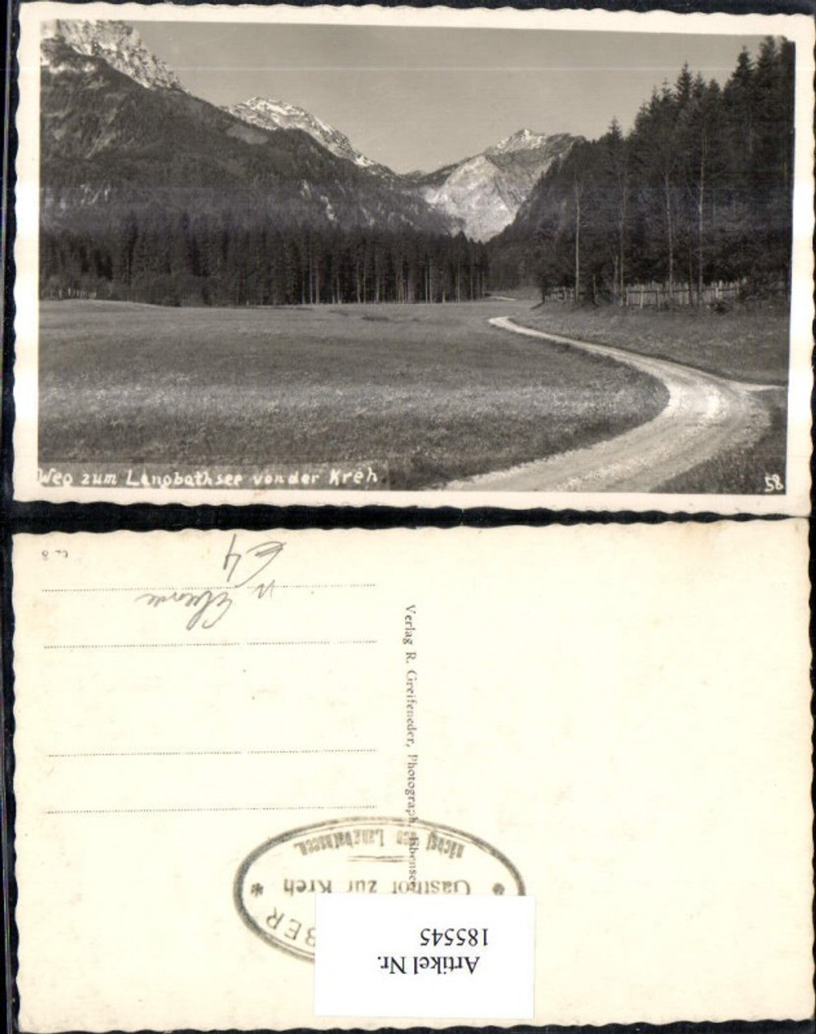 185545,Weg zum Langbathsee v. d. Kreh b. Ebensee