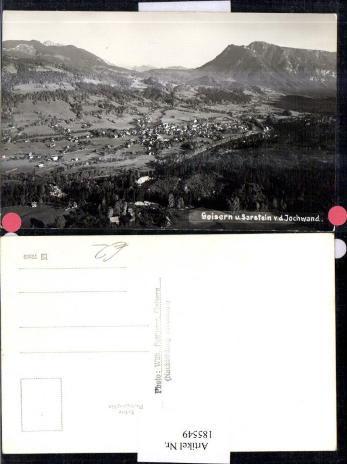 185549,Goisern Totale u. Sarstein v. d. Jochwand