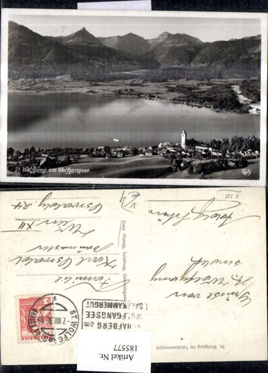 185577,Salzkammergut St. Wolfgang Totale am Wolfgangsee pub Cosy-Verlag 127