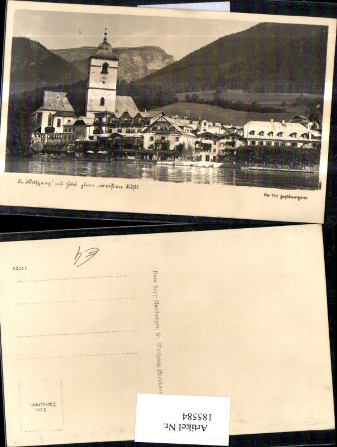 185584,St. Wolfgang Teilansicht m. Hotel zum Weissen Rössl