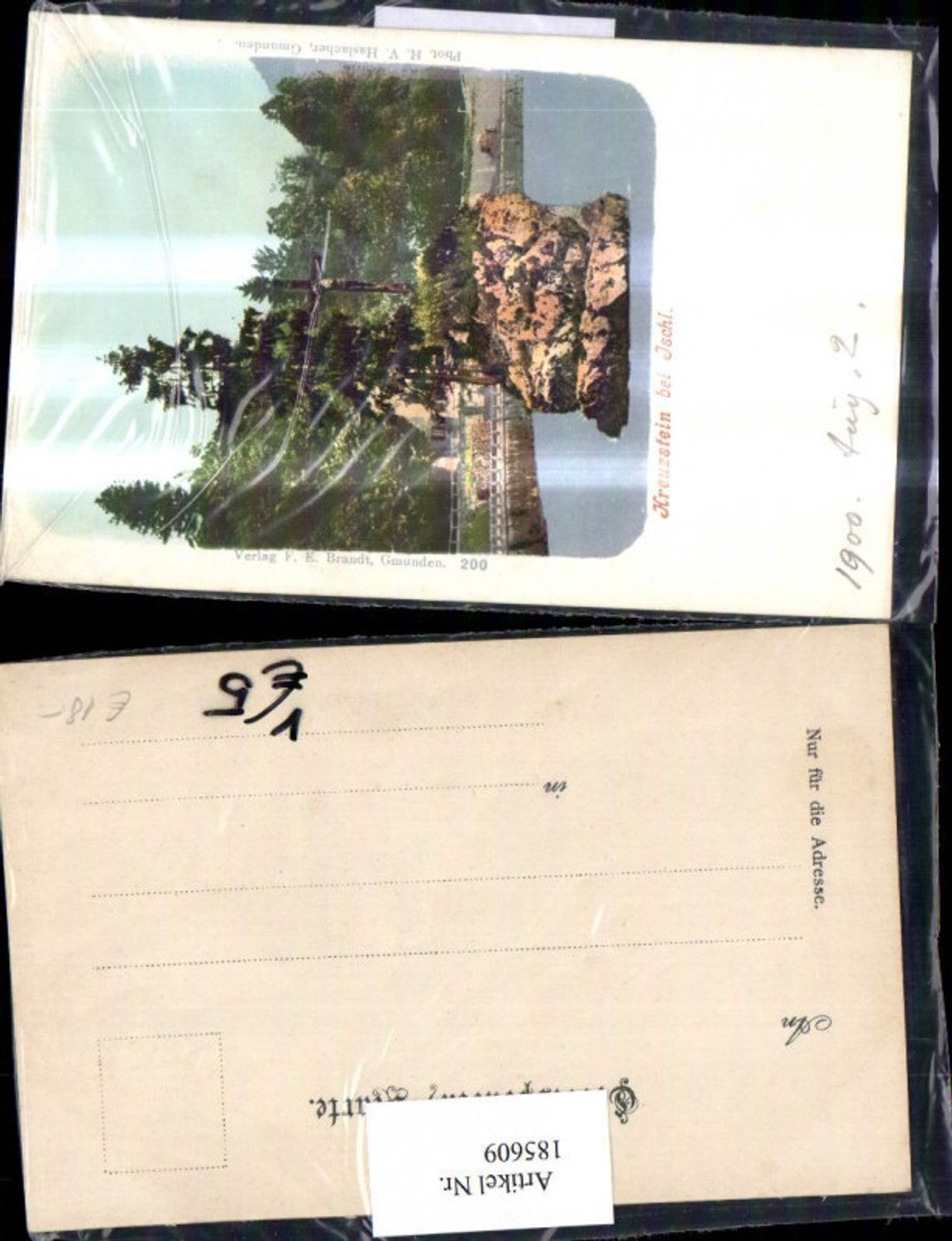 185609,Kreuzstein b. Bad Ischl pub Brandt 200