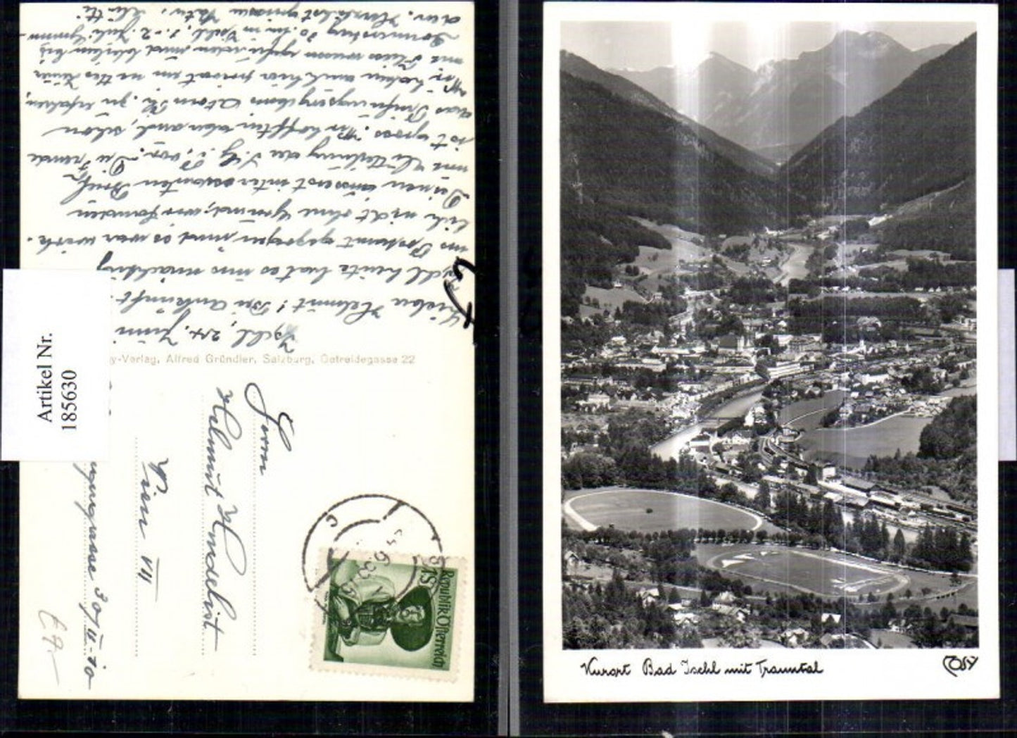 185630,Kurort Bad Ischl Totale m. Trauntal