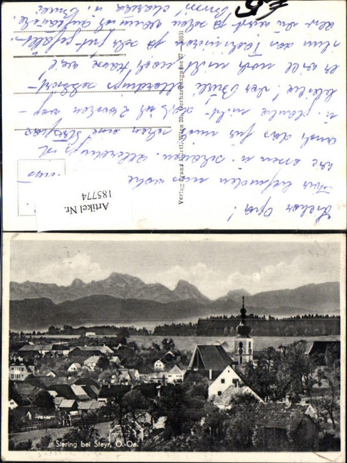 185774,Sierning Siering b. Steyr Teilansicht