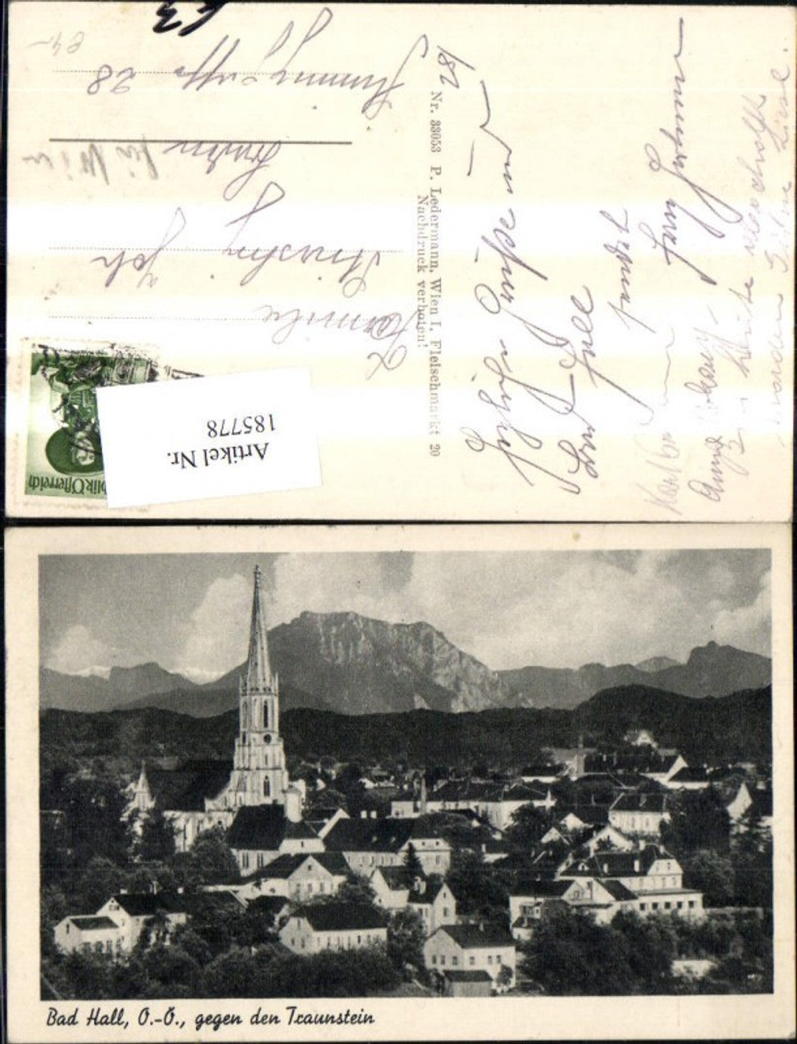 185778,Bad Hall geg. d. Traunstein