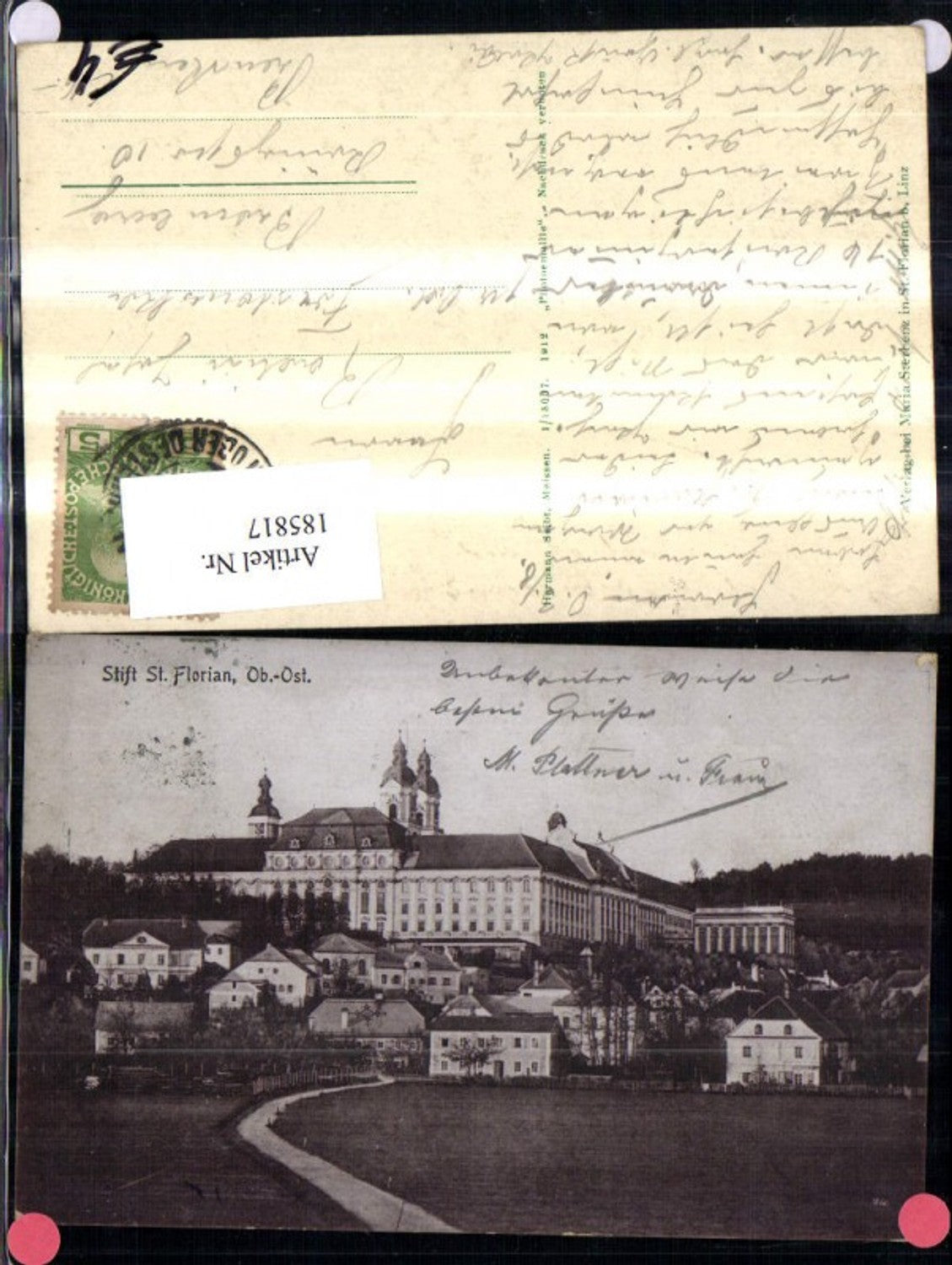 185817,St Florian Stift u. Markt
