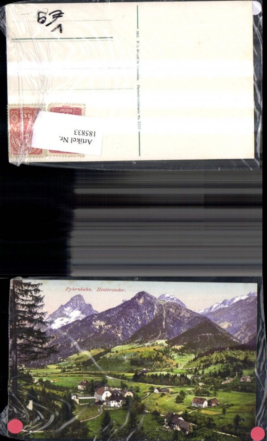 185833,Hinterstoder Pyhrnbahn pub F. E. Brandt 1399