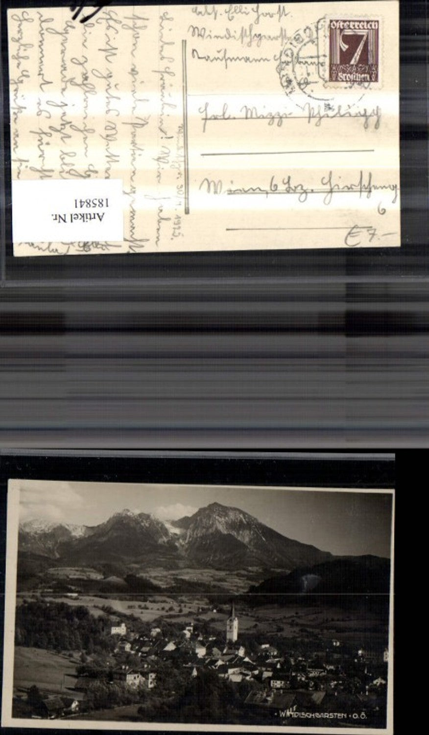 185841,Windischgarsten Totale Foto Ak