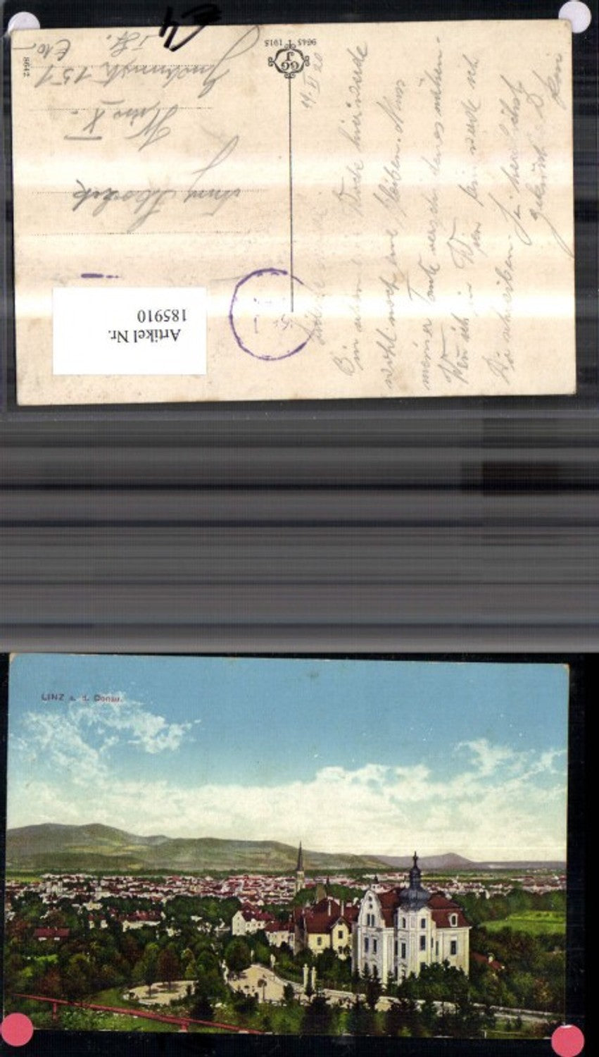 185910,Linz a. d. Donau Teilansicht