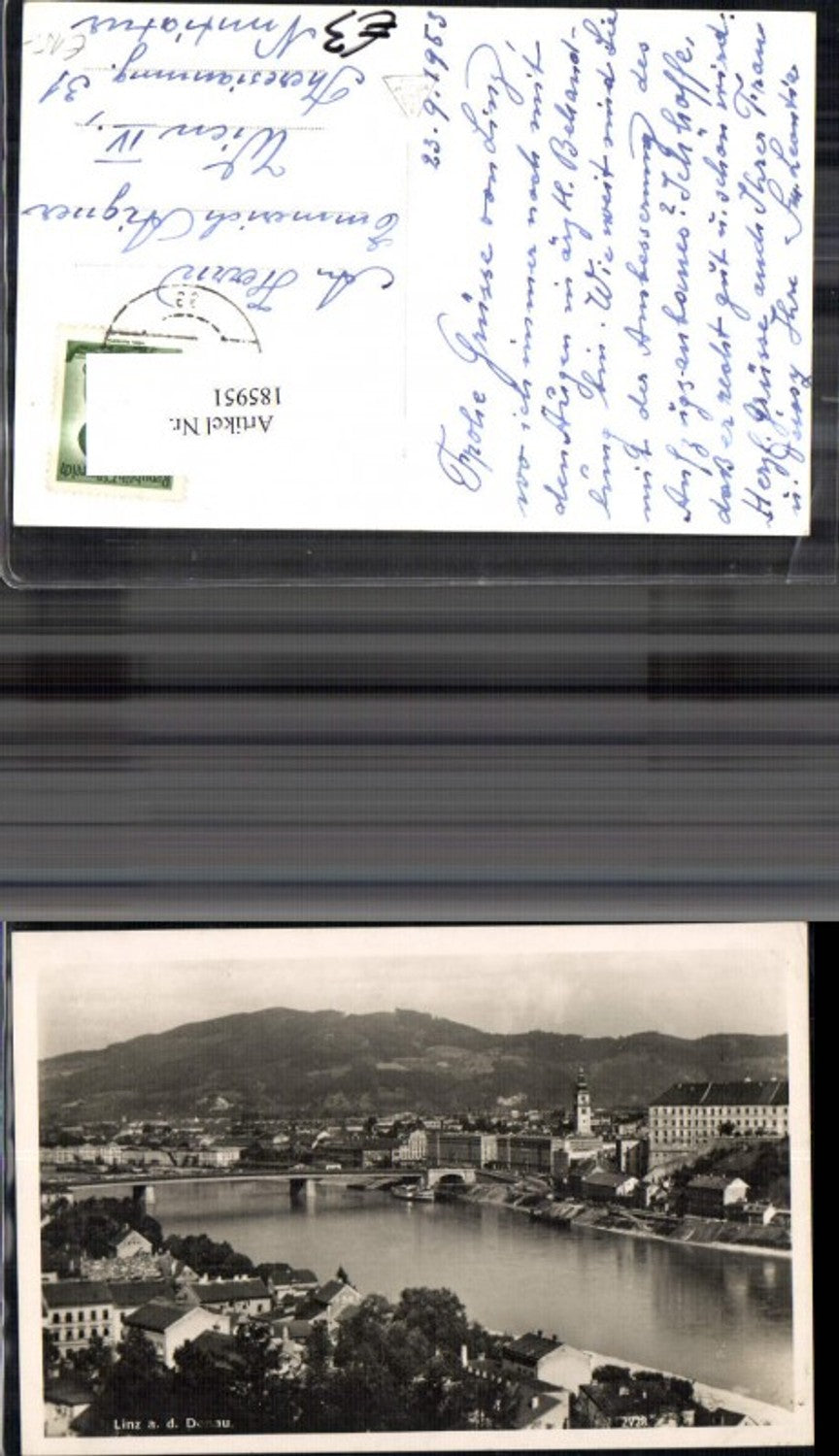 185951,Linz a. d. Donau Teilansicht