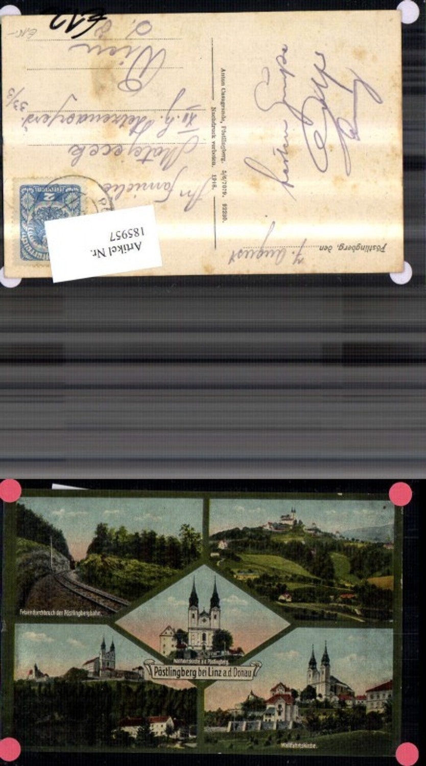 185957,Linz Pöstlingberg Mehrbild Ak