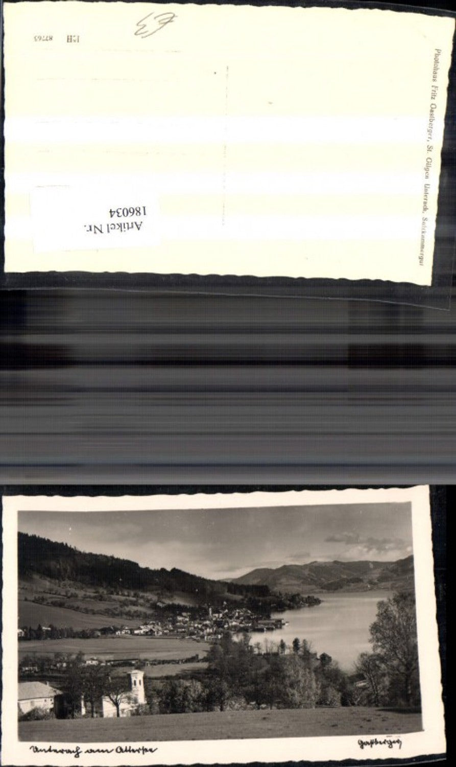 186034, Unterach am Attersee Photo Ak