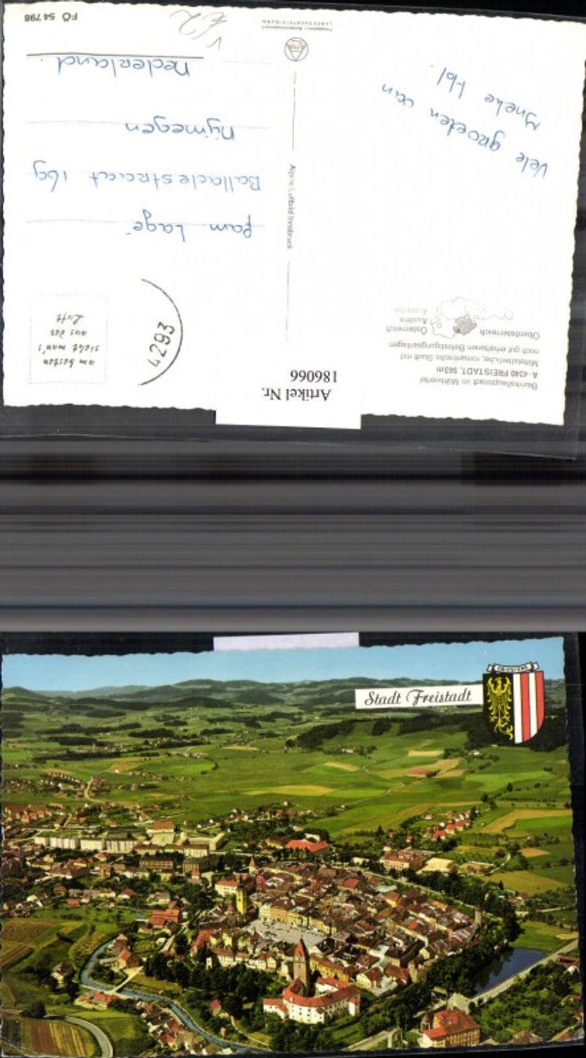 186066,Freistadt Totale pub Alpine Luftbild