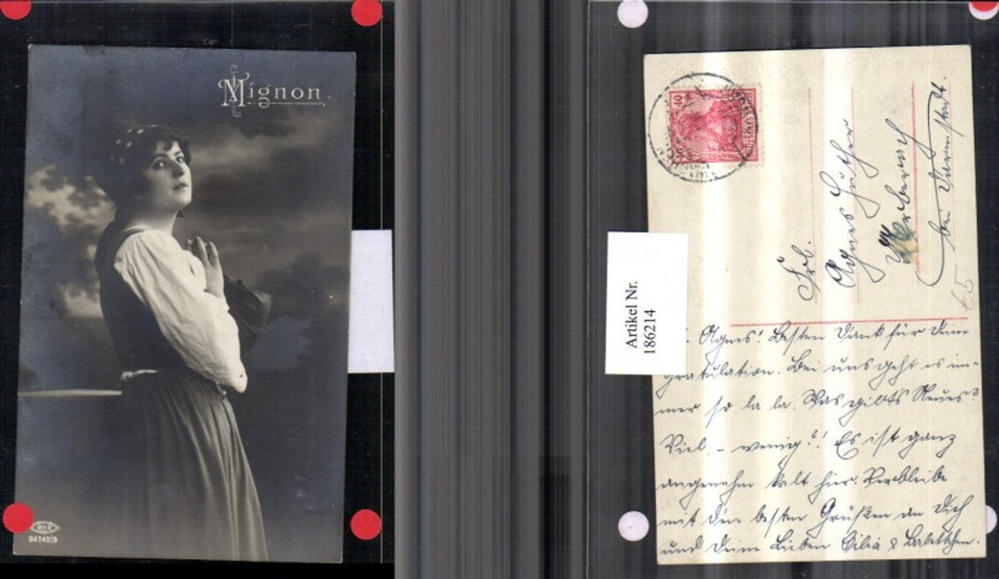 186214,Gypsy Mignon Frau m. Kleid Kopftuch