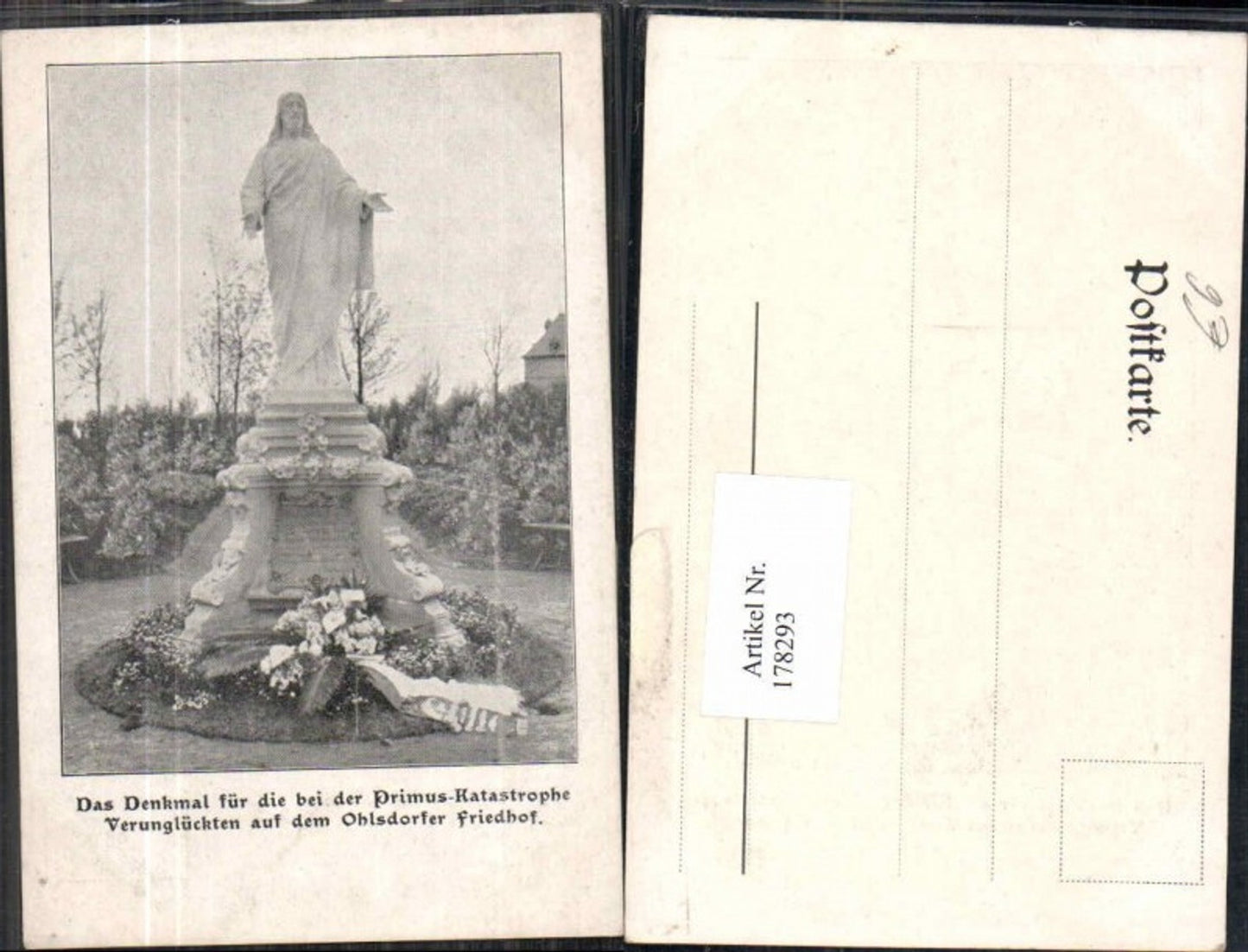 178293,Ohlsdorf Hamburg Denkmal Primus Verunglückten