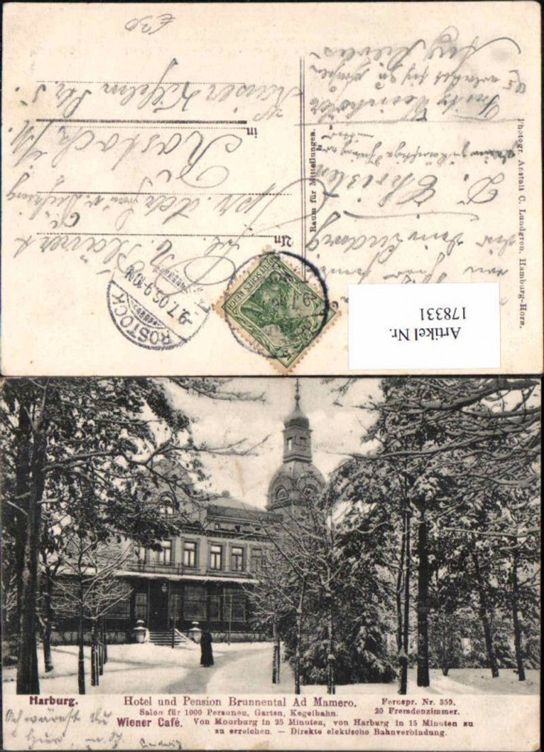 178331, Harburg Hamburg Hotel Pension Brunnental Ad Mamero