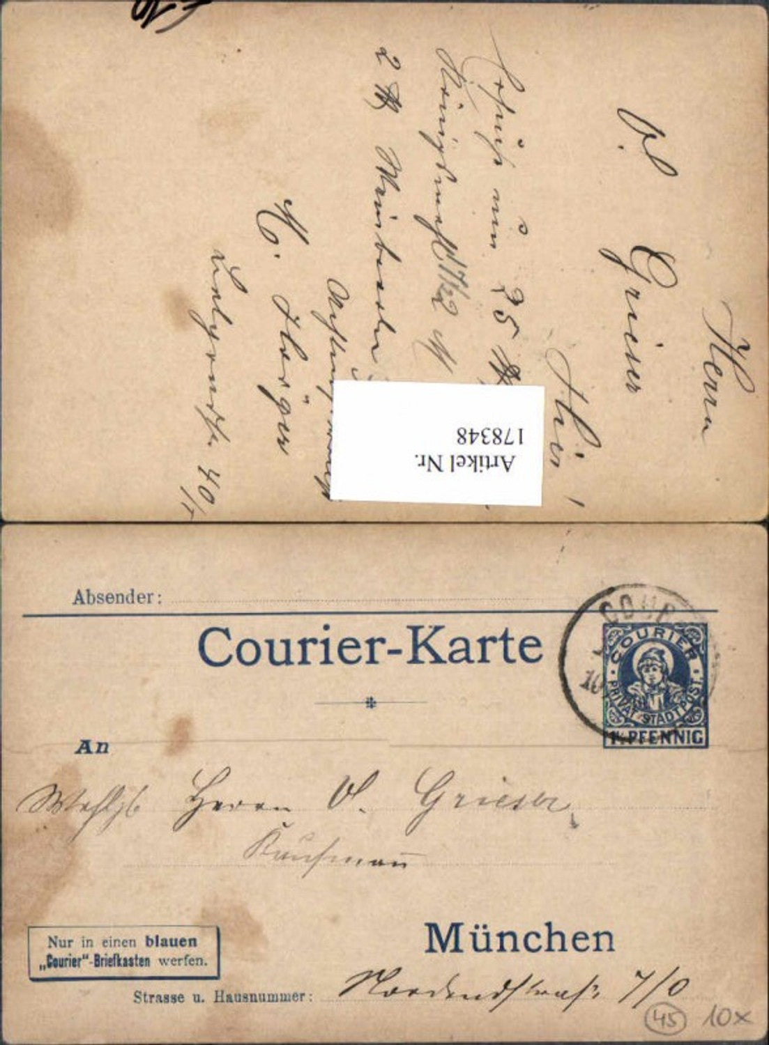 Alte Ansichtskarte – Old Postcard