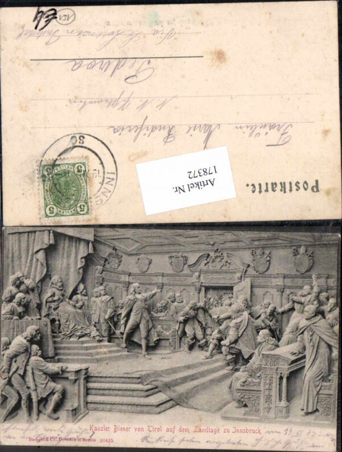 178372,Kanzler Biener Bienner von Tirol Landtage Innsbruck