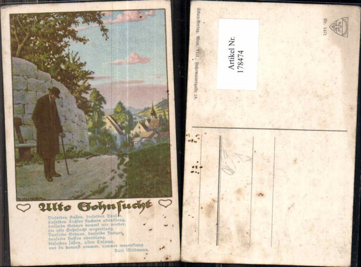 178474,Deutscher Schulverein 1471 Ernst Kutzer Alte Sehnsucht
