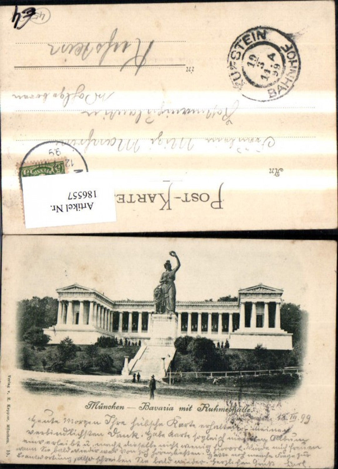 186557,München Bavaria m. Ruhmeshalle