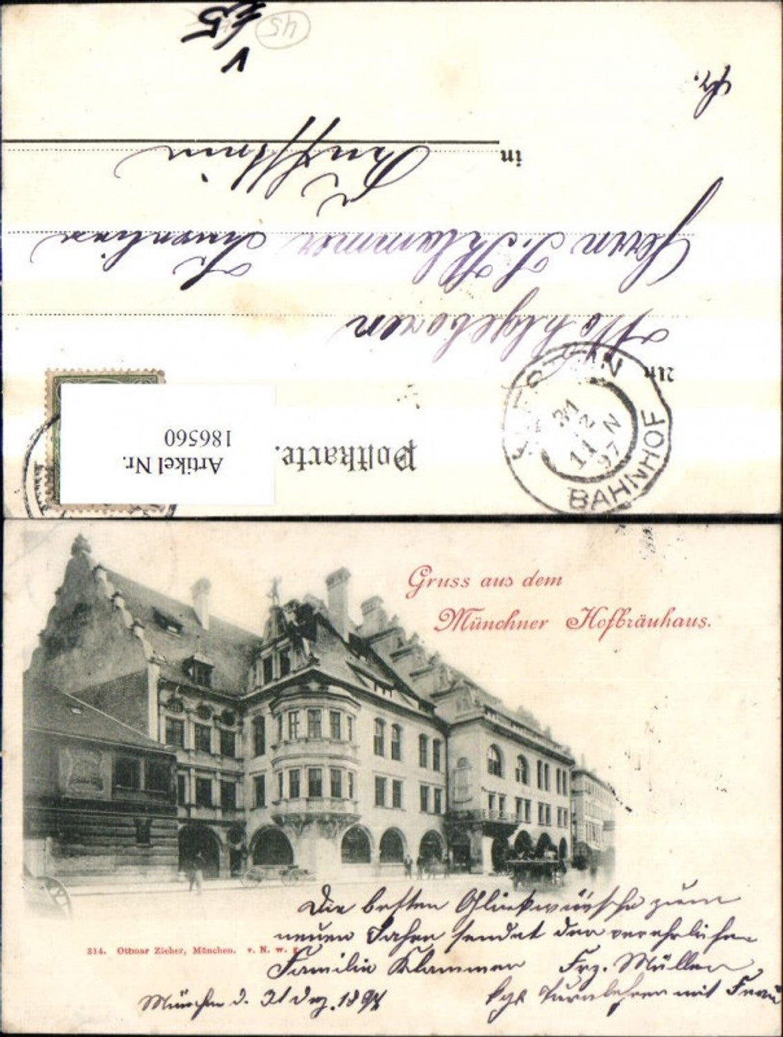 186560,München Hofbräuhaus Außenansicht pub Ottmar Zieher 314