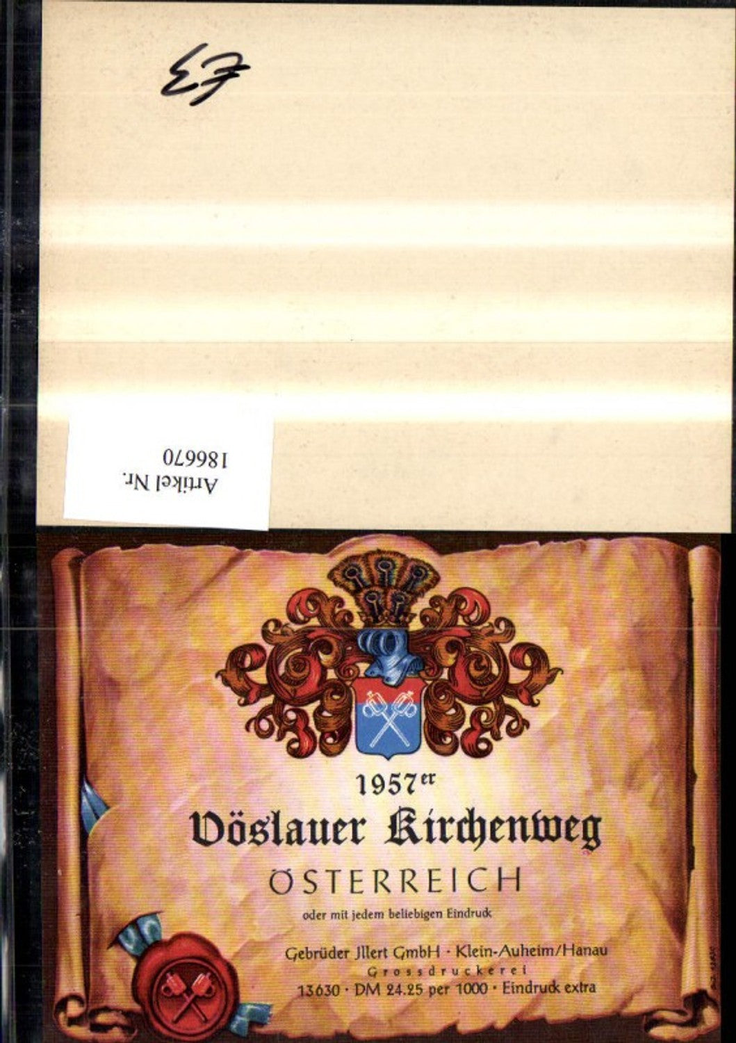Alte Ansichtskarte – Old Postcard