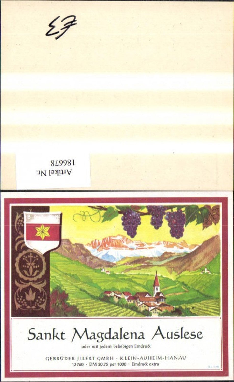 Alte Ansichtskarte – Old Postcard