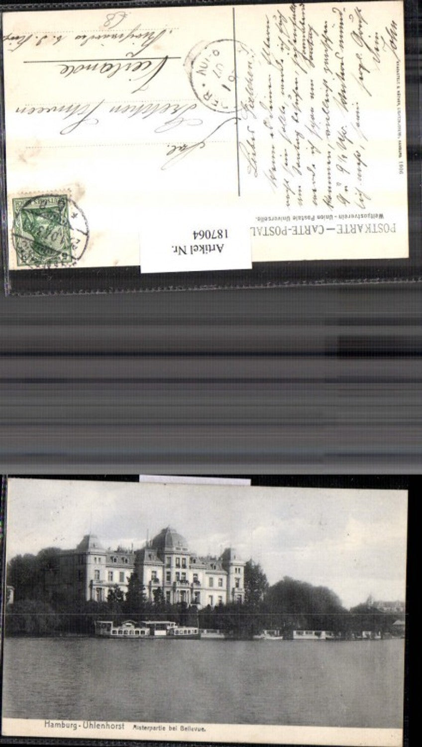187064, Hamburg Uhlenhorst Alsterpartie near Bellevue