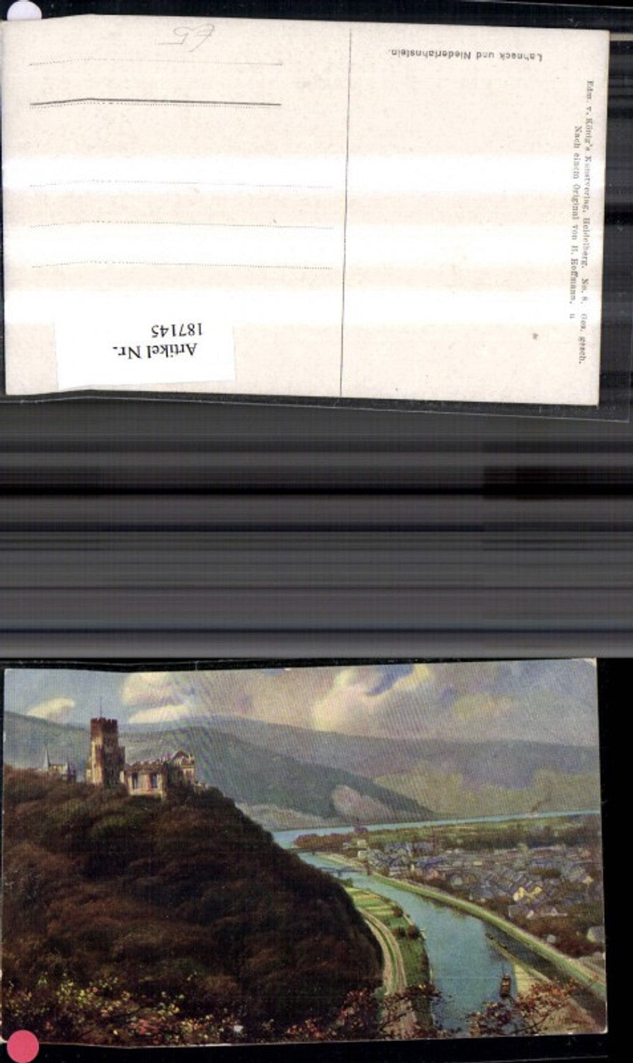 187145,Künstler Ak Heinrich Hoffmann Lahneck u. Niederlahnstein