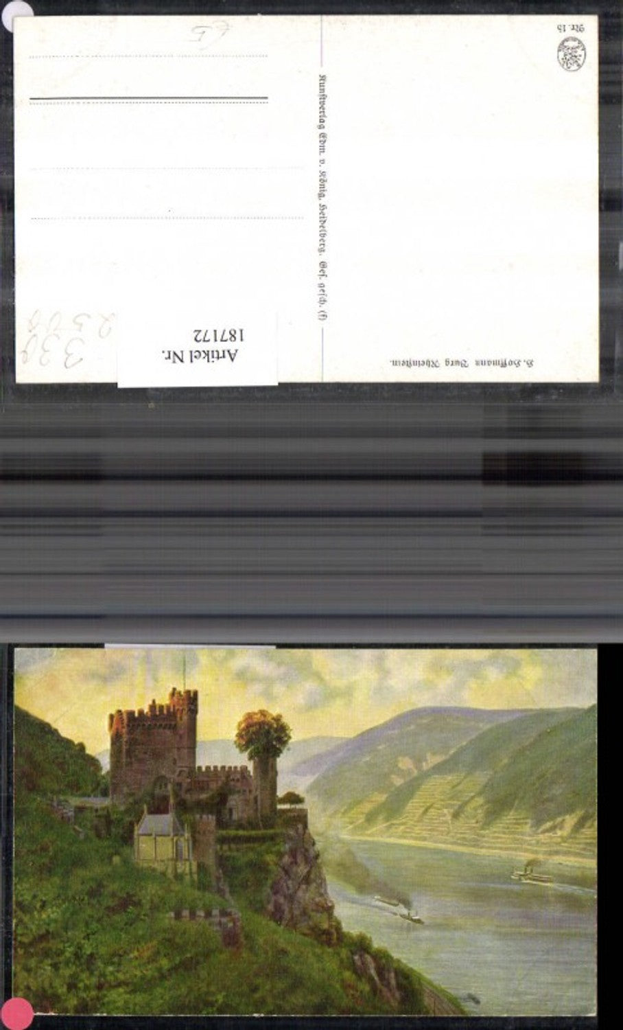187172,Künstler Ak Heinrich Hoffmann Burg Rheinstein
