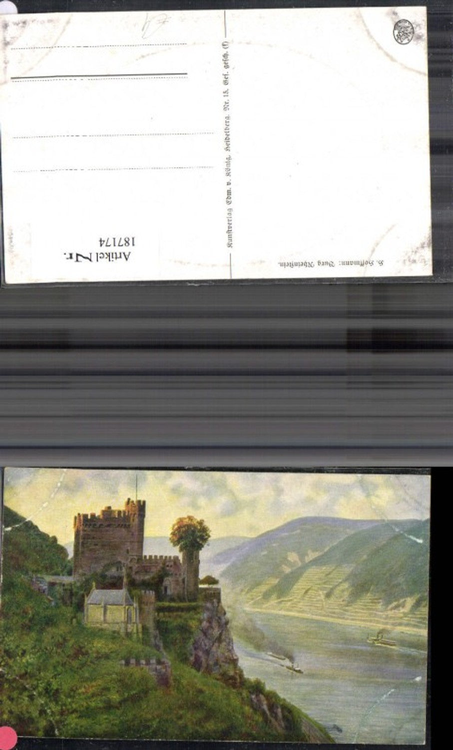 187174,Künstler Ak Heinrich Hoffmann Burg Rheinstein