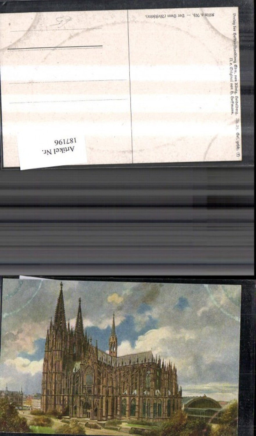 187196,Künstler Ak Heinrich Hoffmann Köln a. Rhein Der Dom