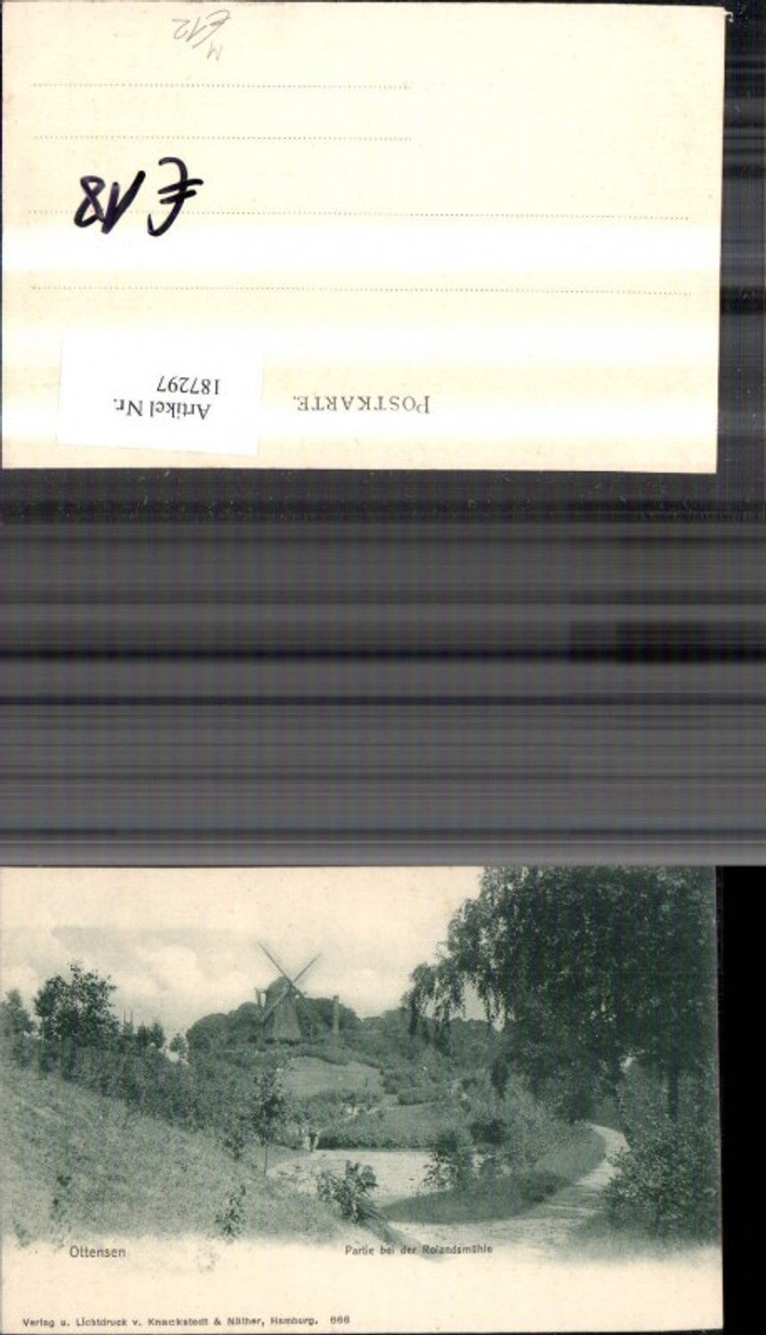 187297, Hamburg Ottensen, part of Rolandsmühle Windmill