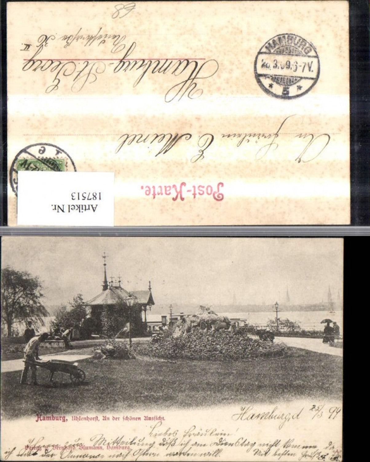 187513,Hamburg Uhlenhorst An d. Schönen Aussicht