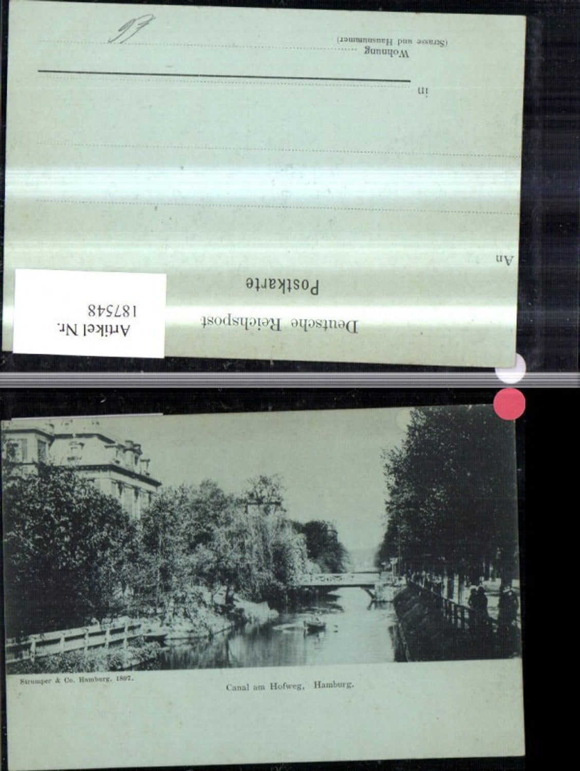 187548,Hamburg Canal a. Hofweg Kanal