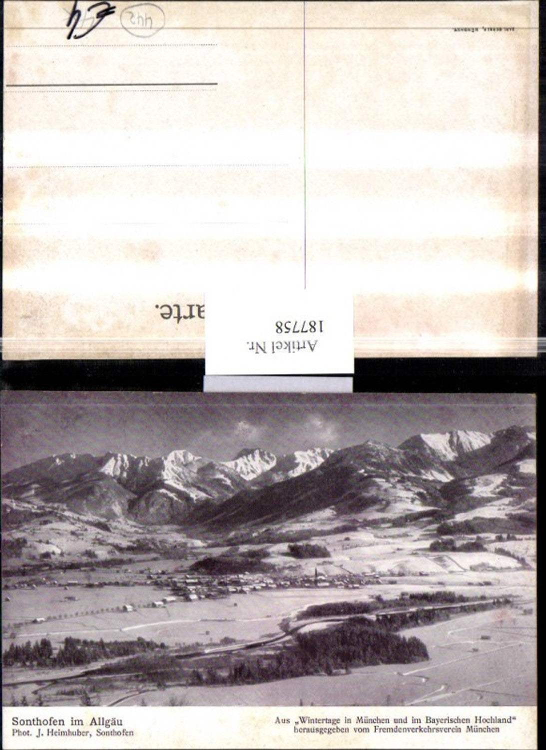187758,Santhofen im Allgäu Totale Winterbild