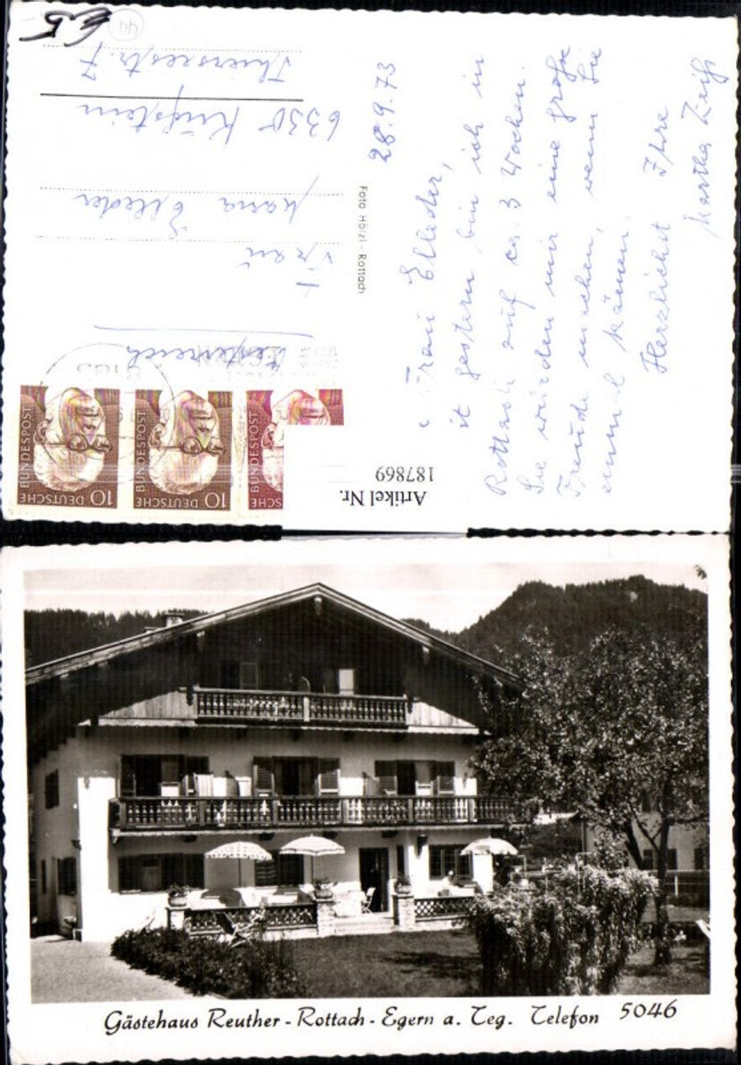 187869,Gästehaus Reuther Rottach-Egern a. Tegernsee