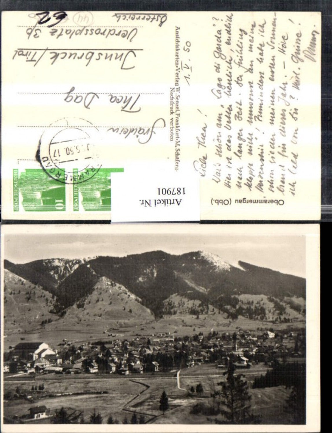 187901,Oberammergau Totale Oberbayern