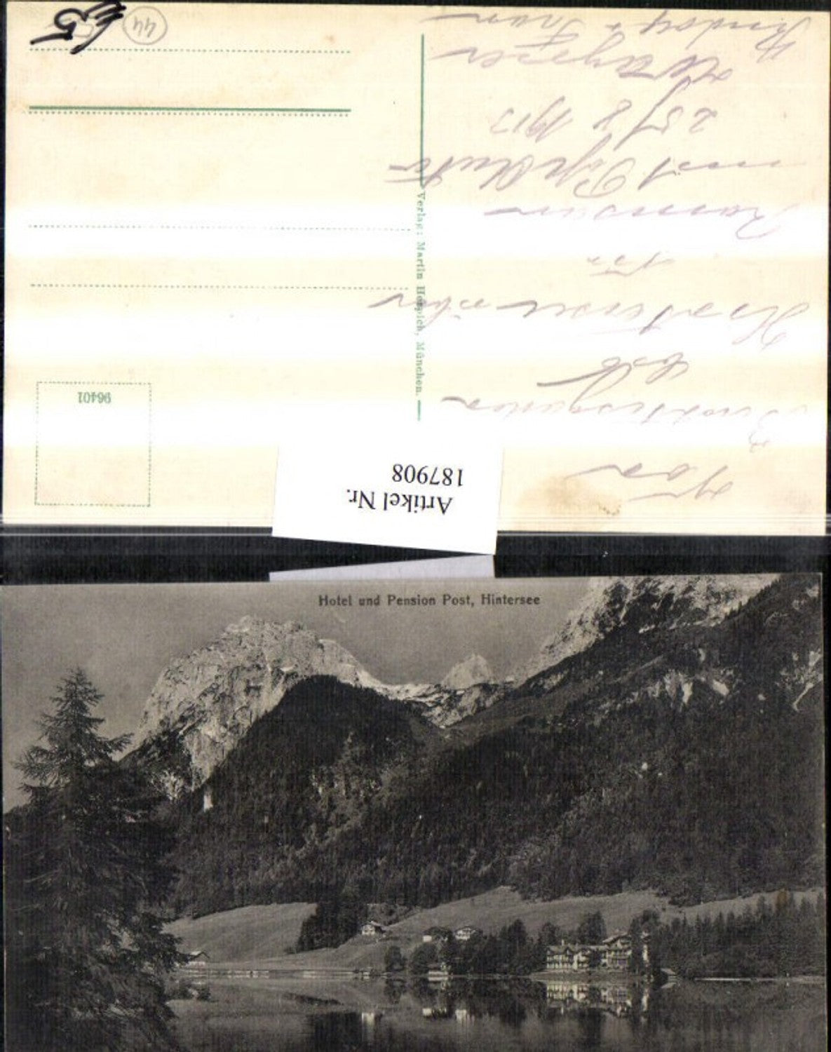 187908,Hotel u. Pension Post Hintersee Ramsau b. Berchtesgaden