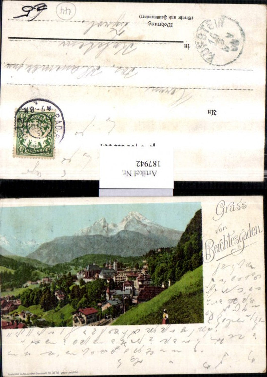 187942,Gruß von Berchtesgaden Totale