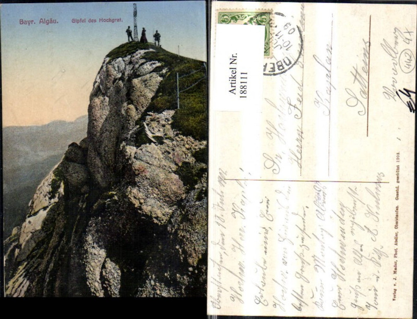 188111,Bayr. Allgäu Gipfel d. Hochgrat Steibis
