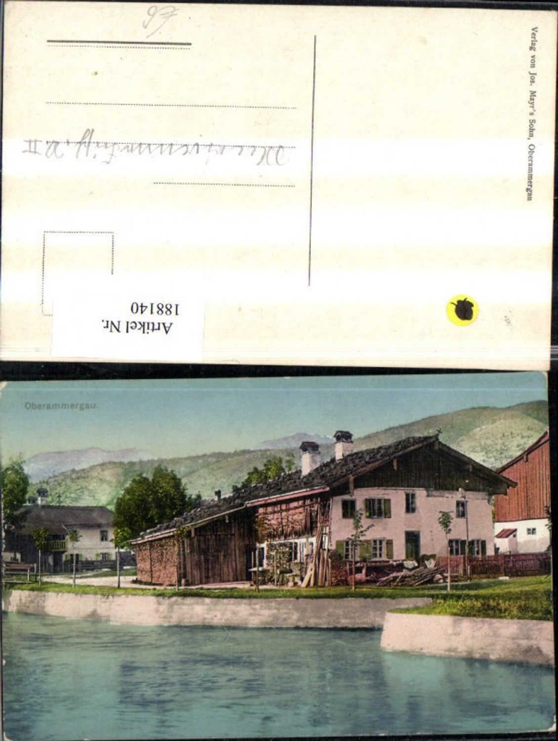 188140, Oberammergau View of House Building