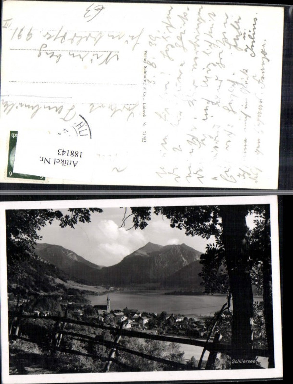 188143,Schliersee Ansicht m. Baum