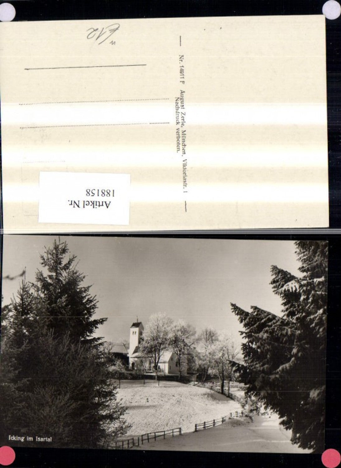 188158, Icking i. Isar Valley winter view