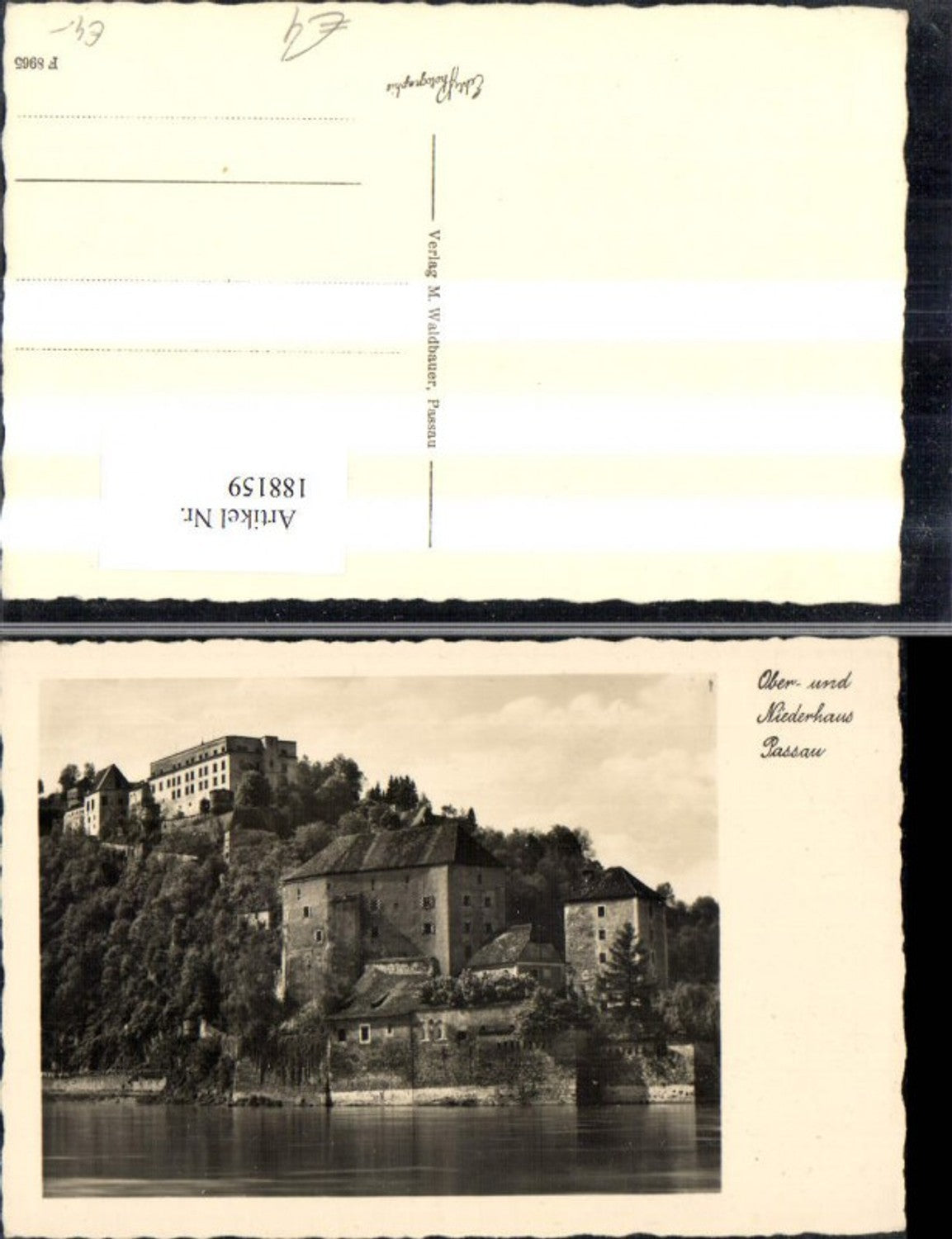 188159,Passau Foto Ak Ober u. Niederhaus