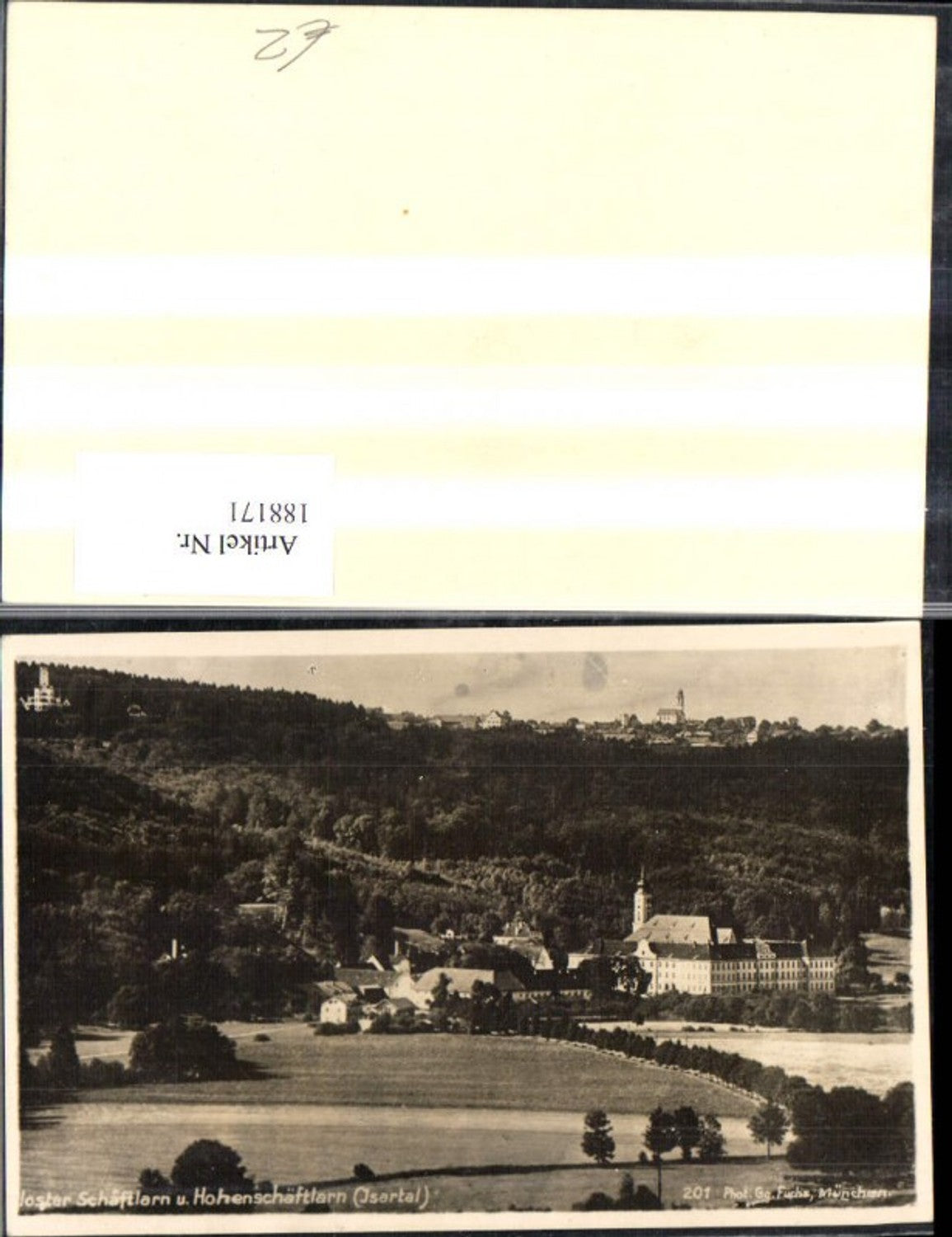 188171,Foto Ak Kloster Schäftlarn u. Hohenschäftlarn Isartal