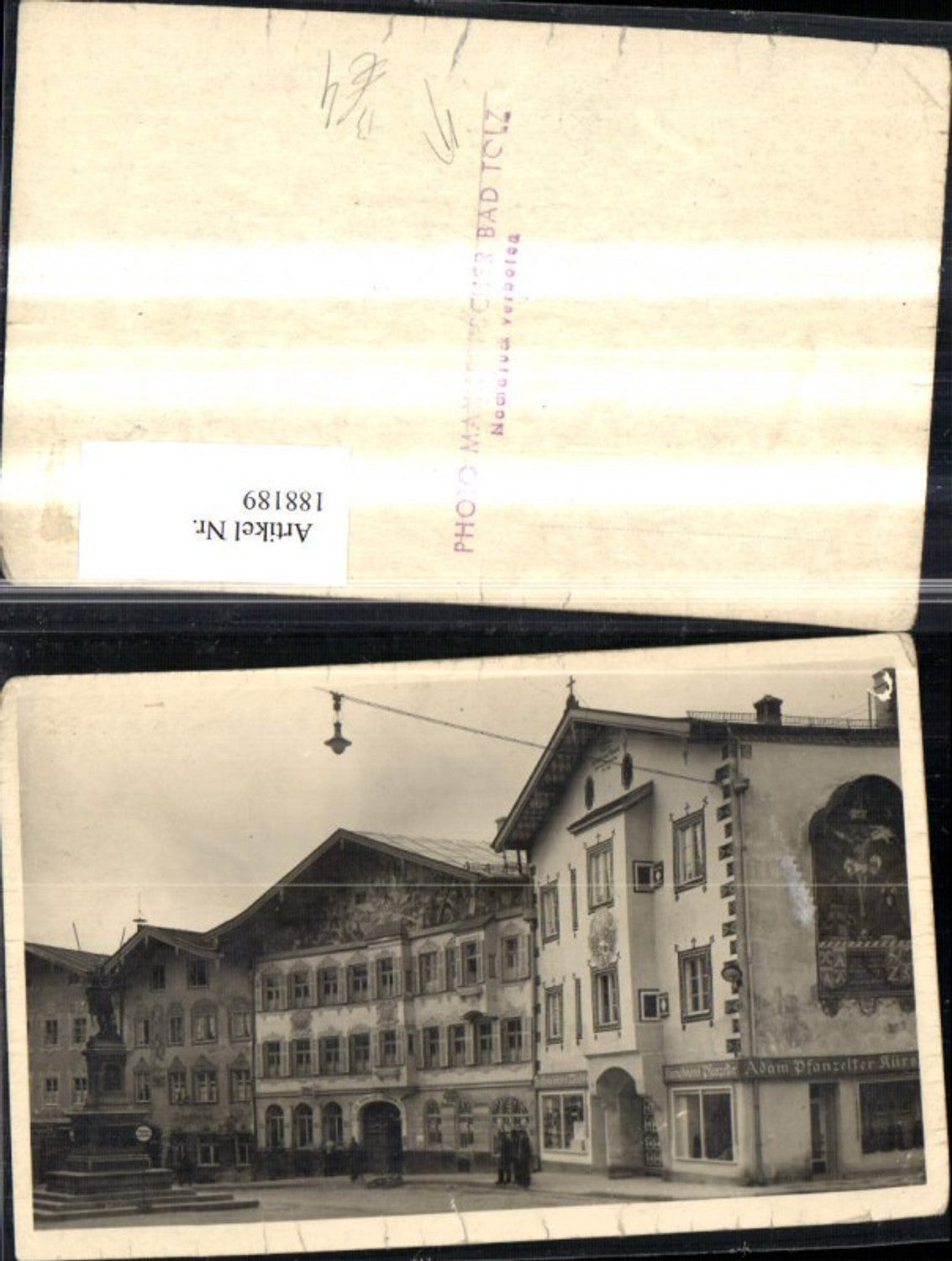 188189,Foto Ak Bad Tölz Kürschnerei Adam Pfanzelter