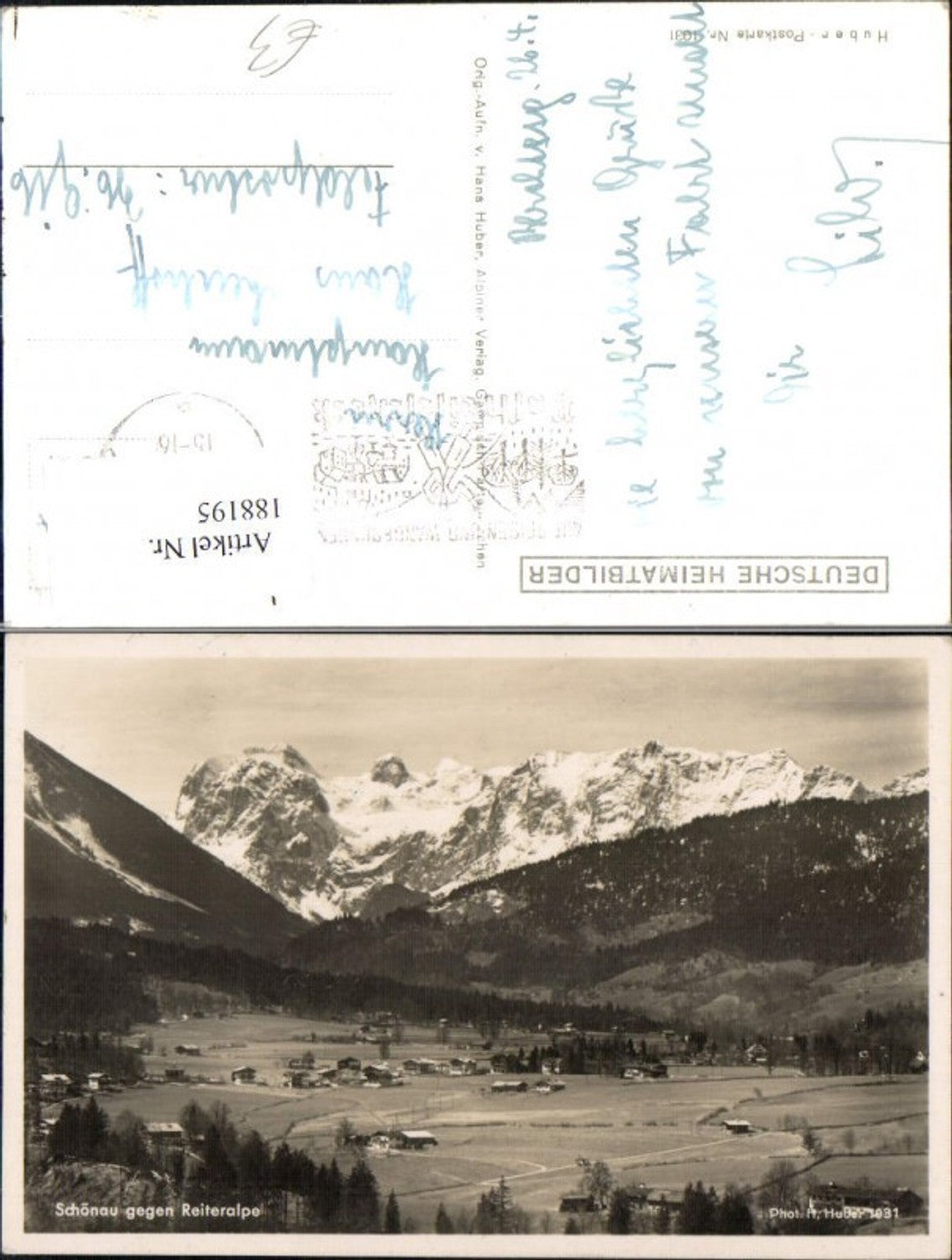 188195,Schönau geg. Reiteralpe