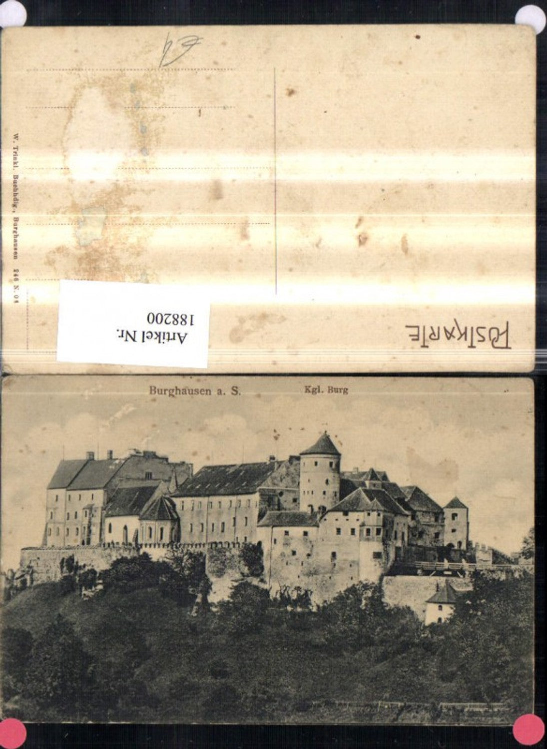 188200,Burghausen a. Salzach Kgl. Burg