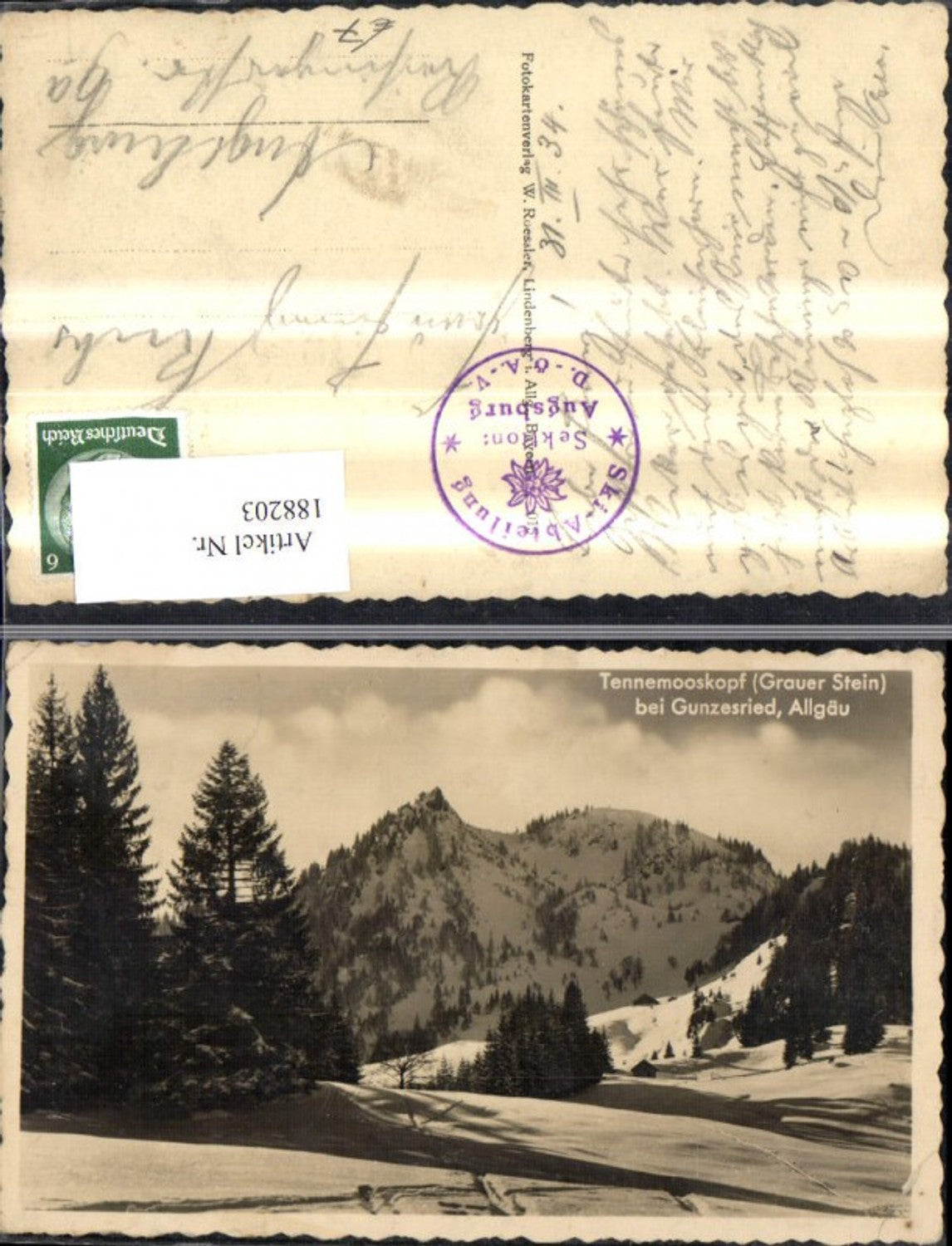 188203,Tennemooskopf Grauer Stein b. Gunzesried Allgäu