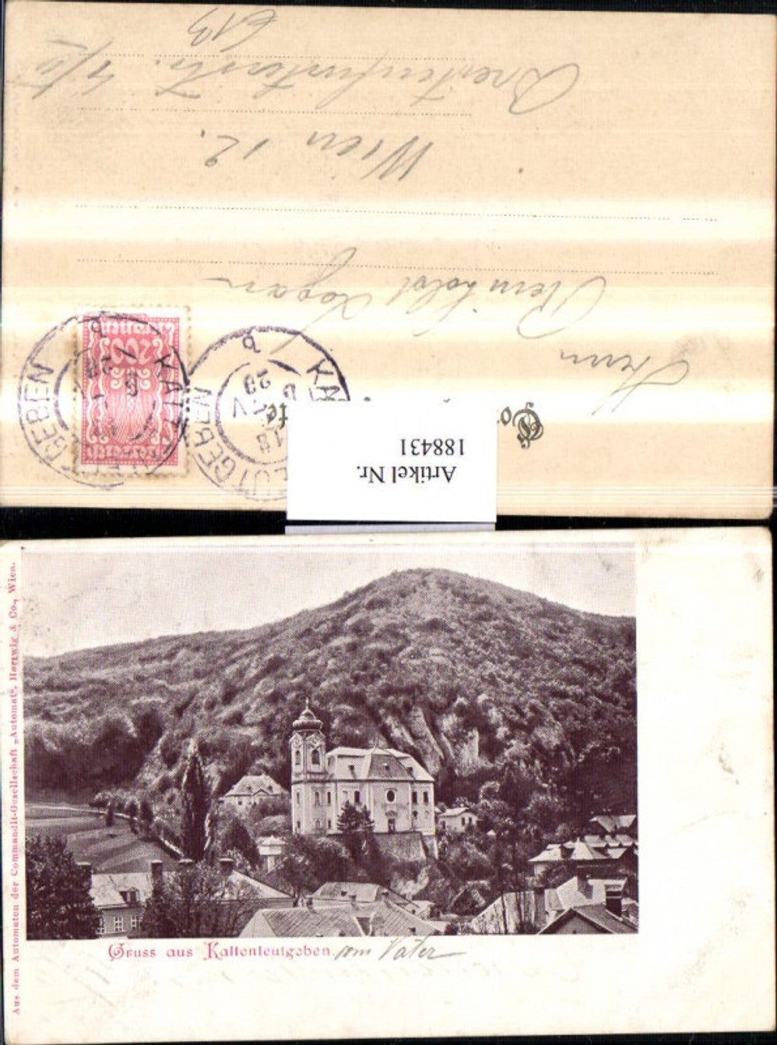 188431,Gruß aus Kaltenleutgeben Kirche